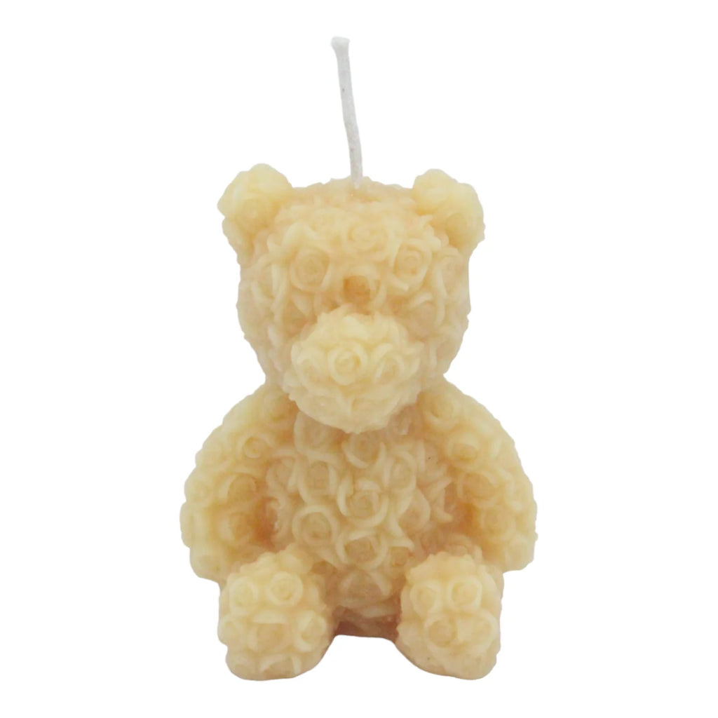 Beeswax Rose Teddy Bear