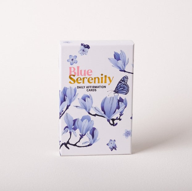 Blue Serenity Daily Affirmation Cards